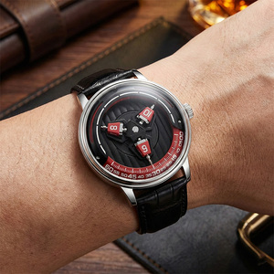 นาฬิกา Miyota 9039 ระบบกลไกอัตโนมัติ พร้อมฟังก์ชั่น Wandering Rotating Hour  โลโก้แบรนด์ตามสั่ง ผู้ผลิต SM1249 - Product Image 3