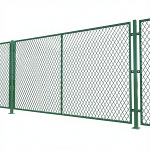 Clôture de sécurité en treillis métallique en acier, forme diamant, avec cadre en acier inoxydable et revêtement plastique, pour station photovoltaïque, route, <span class=keywords><strong>180</strong></span>-200 <span class=keywords><strong>cm</strong></span> - Product Image 1