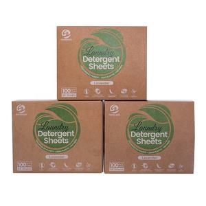 Hojas de detergente para ropa desechables ecológicas SANYUAN, papel de jabón concentrado para uso en el baño, OEM disponible - Product Image 2