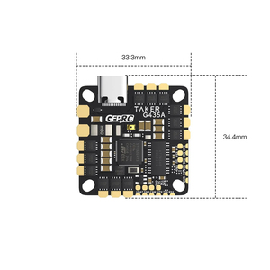 Système de contrôle de vol GEPRC GEP-TAKER G4 35A AIO 170MHz G473 pour course RC 2-4S - Product Image 3