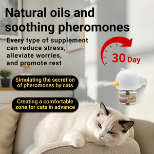 Feromon menenangkan kucing; Mengurangi stres, reptil, berkelahi, menandai urin, menggaruk - Product Image 4