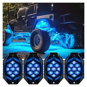 4/8/12/16 RGB RGBW Iluminación Led Off Car Rock Lights para barcos de carretera Rock Light Led Pods con modo de música Control de dientes azules por <span class=keywords><strong>APP</strong></span> - Product Image 1