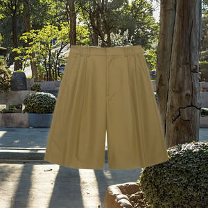 Shorts Bermuda Femme Nouvelle Collection Printemps 2026 – Respirants, Taille Haute Vintage, Poches, Style Décontracté - Product Image 3