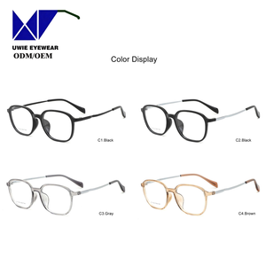 Gafas de Lectura Ligeras de Armazón Completo, Tamaño 50-17-145, Lentes Multifocales <span class=keywords><strong>Progresivas</strong></span> de PC 1.59, Color Gris Sólido, Gran Venta - Product Image 1