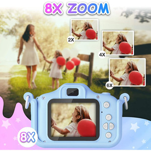 Appareil photo <span class=keywords><strong>pour</strong></span> enfants licorne, jouets <span class=keywords><strong>pour</strong></span> enfants, vidéo HD, double objectif, appareil photo selfie, MicroSD, écran 2,0 pouces, stockage 32 Go, excellent cadeau de Noël ou d'<span class=keywords><strong>anniversaire</strong></span> - Product Image 6