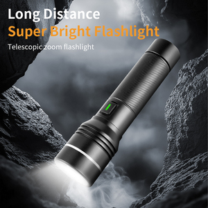 Nhà Máy Chuyên Nghiệp Tùy Chỉnh 500 Lumen Torch Ánh Sáng <span class=keywords><strong>Zoom</strong></span> LED <span class=keywords><strong>T6</strong></span> Trắng Laser Đèn Pin TYPE-C USB Có Thể Sạc Lại Hợp Kim Nhôm Cơ Thể - Product Image 3
