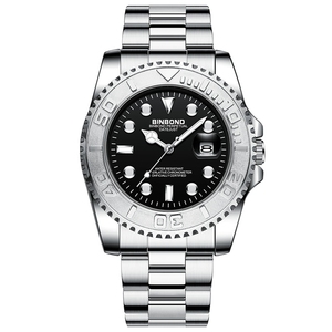 Reloj de Pulsera de Cuarzo BINBOND de Acero Inoxidable para Hombre, Marca de Lujo, Moda, Negocios, Luminoso, Regalo para Hombre - Product Image 5