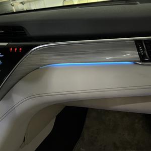 โคมไฟสร้างบรรยากาศ LED ภายในรถดัดแปลงควบคุมแอพพลิเคชั่นหลากสีสำหรับ <span class=keywords><strong>Toyota</strong></span> Camry <span class=keywords><strong>altis</strong></span> XV70 2018-2023 - Product Image 2