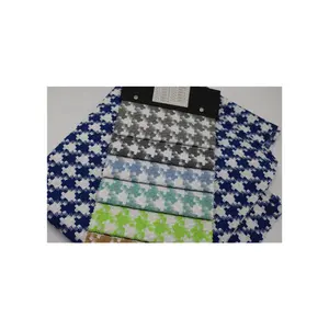 LXCS1527 390Gsm Waterproof 100% Polyester Fabric Sunscreen Plaid Woven Fabrics Special Jacquard Heavyweight Fabric