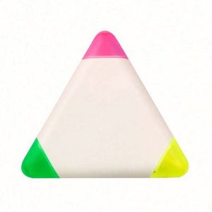 Marcadores Fluorescentes Triangulares Mini Personalizados con Logotipo, Regalo Promocional de Papelería Empresarial, Marcador de Color con Punta Plana - Product Image 1