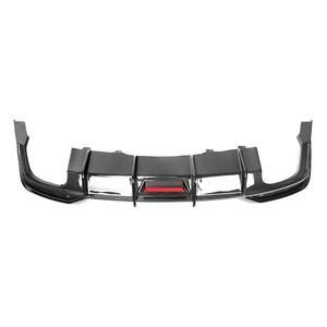 Diffuseur en fibre de carbone véritable style KB avec lumière compatible avec Audi A5 S5 B9.5 <span class=keywords><strong>Sline</strong></span> <span class=keywords><strong>4</strong></span> portes 2021-IN Diffuseur arrière A5 S5 - Product Image 1