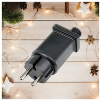 Adaptateur d'alimentation étanche 24V 0.75A à prise UE pour guirlandes lumineuses LED, compatible SCP 5-24W, sortie CC 12W