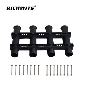 Soporte para Cañas de Pescar RICHWITS, 4 Tubos, Plástico ABS, Soporte de Montaje para Barco/Yate, para Equipo de Pesca - Product Image 2