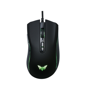 Vương miện CMXG-135 Cắm và chơi OEM/ODM Ergonomic có dây RGB Chuột sắt người đàn ông quang <span class=keywords><strong>USB</strong></span> máy tính 6D quang chơi game chuột điều khiển - Product Image 1