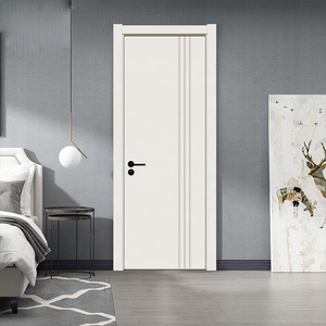 2024 nouveau Design portes pour Boudoir <span class=keywords><strong>maison</strong></span> chambre intérieur panneau de bois luxe Wpc Upvc placage plaine étanche 5.5mm moderne bois massif polymère - Product Image 2