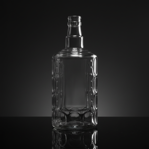 Bottiglia di Vetro di Lusso con Fondo Spesso per Liquori, Vino, Vodka, <span class=keywords><strong>Whisky</strong></span> e Gin - Product Image 2
