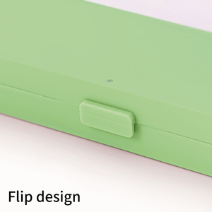 Estuche de plástico personalizable para bolígrafos, nuevo organizador de papelería de colores <span class=keywords><strong>pastel</strong></span> macarrón, logotipo personalizado para regalo escolar - Product Image 6