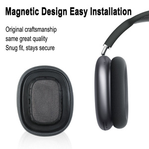 Vente en gros de coussinets d'écouteurs magnétiques de haute qualité pour <span class=keywords><strong>Airpods</strong></span> Max, housse de protection pour écouteurs, remplacement des coussinets d'oreille, accessoire - Product Image 6
