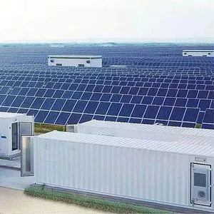 بطارية طاقة شمسية عالية الجهد بقدرة 500 كيلو واط/ساعة 1 ميجاواط/ساعة 2 ميجاواط/ساعة لتخزين الطاقة الشمسية نظام تخزين طاقة حاوية 40 قدمًا