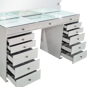 Élégante <span class=keywords><strong>Coiffeuse</strong></span> de Salon avec Miroir pour Maquillage et Station de Beauté - Product Image 3