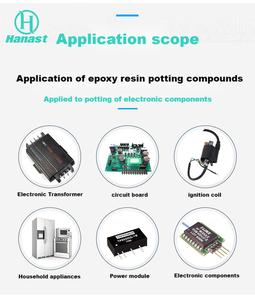 Độ cứng cao nhiệt độ cao không thấm nước cách nhiệt màu đen LED PCB linh kiện điện tử <span class=keywords><strong>Epoxy</strong></span> nhựa đóng gói Bầu keo - Product Image 6