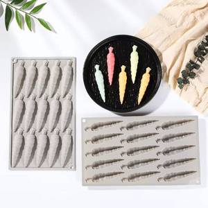 Moule rond en silicone antiadhésif sans BPA, en forme de fraise à 8 cavités, pour desserts, puddings et chocolats - Product Image 4