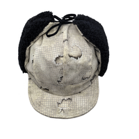 Gorro de felpa de aviador de caza y pesca impermeable de nailon cálido para invierno para hombres y mujeres con orejeras de piel para fiestas deportivas al aire libre