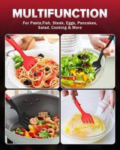 <b>Silicone</b> Cooking Fork and Spoon Heat-resistant Cooking Tools and Utensils for Easy Mixing of <b>Baking</b> and Stirring Eggs - Product Image 3