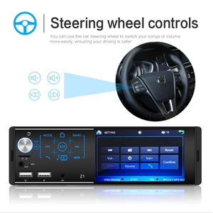 Reproductor MP5 de 1 DIN y 4 Pulgadas con Carplay, Android Auto, FM, Bluetooth, Pantalla Táctil IPS, Radio para Auto con Soporte para Cámara Trasera HD para Estéreo Universal de Auto - Product Image 5