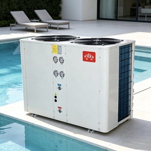 Pompe à chaleur pour piscine de grande taille 15DWYR/66kW, anti-<span class=keywords><strong>choc</strong></span> IPX4, démarrage à froid en titane, chauffe-eau pour piscine et <span class=keywords><strong>spa</strong></span> aquatique, 380V, COP élevé, économie d'énergie - Product Image 1
