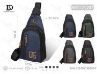 Borsa da petto da uomo Oxford con chiusura a cerniera per tutte le stagioni AM120301 - Product Image 1