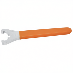 Clé de serrage pour écrous annulaires standard Erx, poignée orange, tête métallique - Product Image 2