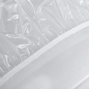 <span class=keywords><strong>Nappe</strong></span> <span class=keywords><strong>ronde</strong></span> <span class=keywords><strong>transparente</strong></span> de qualité supérieure pour l'extérieur, résistante, avec bord élastique, imperméable et lavable - Product Image 3
