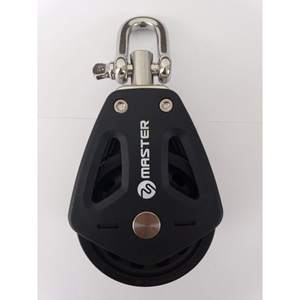 Polea de Rodamiento para Velero de Doble Rueda Master BP-0903F, Diámetro de Rueda de 90 mm, Diámetro de Cable de 14 mm, Herraje Marino - Product Image 4