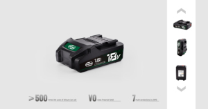 Có thể sạc lại không dây 18V công cụ điện pin với chỉ số LED thay thế 18V pin 1.5Ah 2Ah 2.5ah 3Ah 4AH 5Ah - Product Image 4