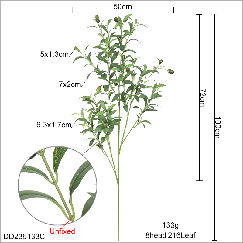 100cm 216 leaves