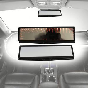 Espejo retrovisor universal con luz LED 3D RGB con efecto Abyss-Endless que mejora los accesorios interiores de los coches con clip - Product Image 6