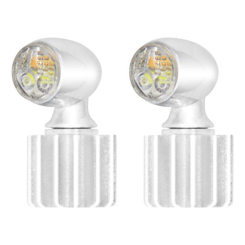 Chrome Shell Gray Len 3 wires