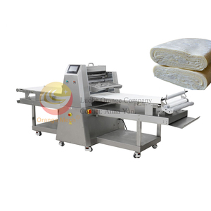 Laminadora <span class=keywords><strong>de</strong></span> Masa Industrial Automática PLC <span class=keywords><strong>de</strong></span> Pie, Rodillo <span class=keywords><strong>de</strong></span> Masa <span class=keywords><strong>de</strong></span> Alta Eficiencia para Hacer Hojaldre y Pan - Product Image 1