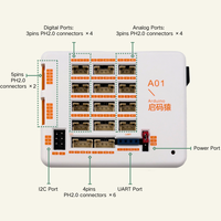 Qimayuan A01 para Placa de Desarrollo ATmega328P, Shield de Expansión de Microcontrolador 3.3V-5V para Proyectos de Hardware de Código Abierto
