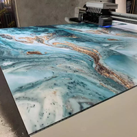 Haute Brillant 1220x2440mm 3mm PVC Panneau Mural/PVC Marbre UV Feuille Prix