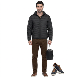 Chaqueta de Invierno para Hombre, Personalizable en Color/Talla, con Cuello Alto, Logotipo en la Parte Delantera, Secado Rápido y Transpirable, Gran Venta - Product Image 1