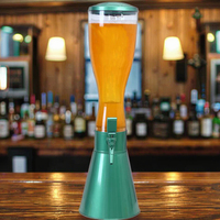 Distributeur de boissons alcoolisées de 3l, forme irrégulière et capacité normale, refroidisseur avec Tube à glace et distributeur de boissons