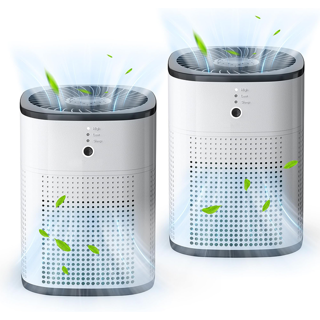 High-Efficiency Auto Mode Air Purifier with HEPA Carbon Filter Aroma Diffuser for Desktop Hot Selling EU Plug Electric Source