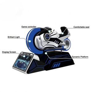 Aire de jeux intérieure pour enfants, équipement de réalité virtuelle 360, jeux de moto à monnayeur, simulateur de course automobile 9D VR, simulateur de moto 9D VR - Product Image 1