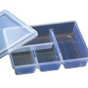 Cajas bento de plástico estilo japonés, cajas para sushi, contenedores para comida rápida de restaurantes, vajilla de venta directa de fábrica. - Product Image 1