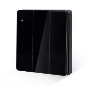 Bingoelec, venta al por mayor, vidrio templado, UE/Reino Unido, 3 bandas, interruptor de <span class=keywords><strong>luz</strong></span> LED basculante, interruptor de botón de pared de <span class=keywords><strong>escalera</strong></span> mecánica - Product Image 6