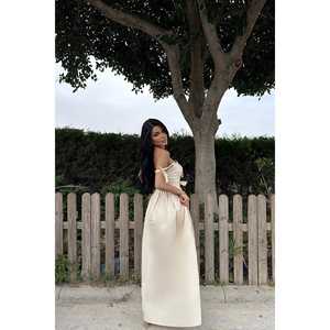 Vestido de Fiesta Largo hasta el Suelo Mirabelle para Mujer, Estilo Formal con Cuello Alto y Decoración de Lentejuelas, Corte Imperio - Product Image 1