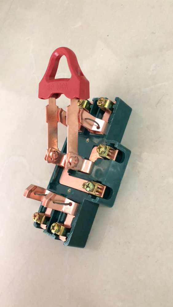 Offres Spéciales 2P 63A CUIVRE Double Jet Changement Sur Interrupteur À Couteau En Plastique