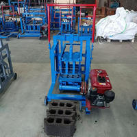 WJ 2-45D Mini fabricant de briques mobile pour projets de construction ruraux/domestiques + machine de fabrication de briques